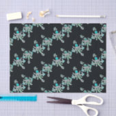 宝石できらめく飾られた切り離 薄葉紙 (クラフト)