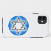 宝石で作られたダビデの星 Case-Mate iPhoneケース (裏面(横))