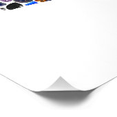 宝石で作られたヘブライ語の手紙ALEF フォトプリント            (角)