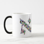 宝石で作られたヘブライ語の手紙ALEF モーフィングマグカップ (左)