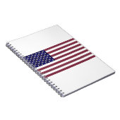 宝石で作られた米国国旗 ノートブック (右側)
