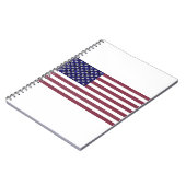 宝石で作られた米国国旗 ノートブック (左側)