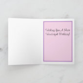 宝石で飾った誕生日カード カード (内部)