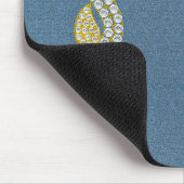 宝石で飾った – デニム マウスパッド (コーナー)