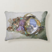 宝石で飾られたアクセント枕 アクセントクッション (正面)