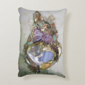 宝石で飾られたアクセント枕 アクセントクッション (裏面(縦))