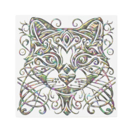 宝石で飾られたアワビの金属 メタルプリント