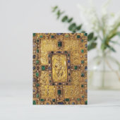 宝石で飾られたカバー – Codex Aureus of St. Emmeram ポストカード (スタンド正面)