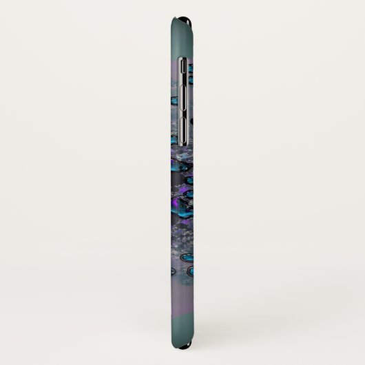 宝石で飾られたケルト族のフラクタルの曼荼羅のiPhone Xの場合 Case-Mate iPhoneケース (裏面/左)