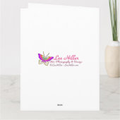 宝石で飾られたシュガープラムの妖精 カード (裏面)