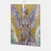 宝石で飾られたシュガープラムの妖精 ガラスオーナメント (正面左)