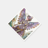 宝石で飾られたシュガープラムの妖精 スタンダードカクテルナプキン (角)