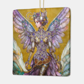 宝石で飾られたシュガープラムの妖精 セラミックオーナメント (左)