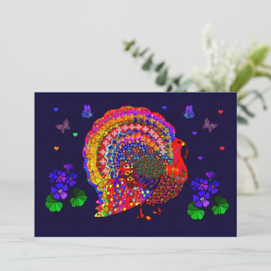 宝石で飾られたトルコ 招待状 (スタンド正面)