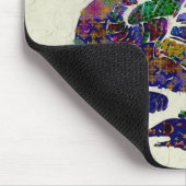 宝石で飾られたドラゴン マウスパッド (コーナー)