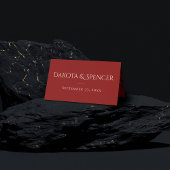 宝石で飾られたバラ |ヴィンテージクリムゾンレッドジェムグランジ プレイスカード