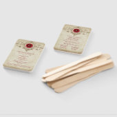 宝石で飾られたバラ |ヴィンテージグランジクリムゾンレッド ハンドファン (組立なし)