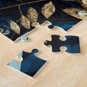 宝石で飾られたパズル ジグソーパズル (側面)