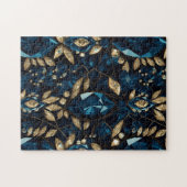 宝石で飾られたパズル ジグソーパズル (横)