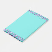 宝石で飾られたフラクタルの付箋 ポストイット (アングル)