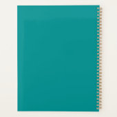 宝石で飾られたプランナー プランナー手帳 (裏面)