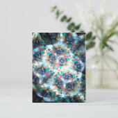 宝石で飾られた万華鏡20 ポストカード (スタンド正面)