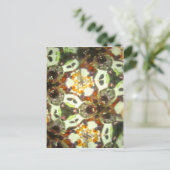 宝石で飾られた万華鏡26 ポストカード (スタンド正面)