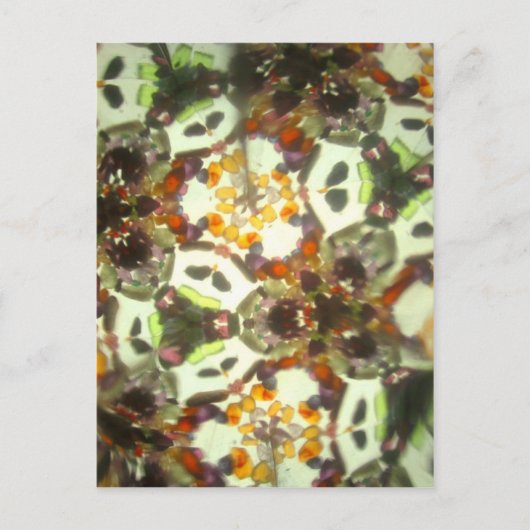 宝石で飾られた万華鏡26 ポストカード (正面)