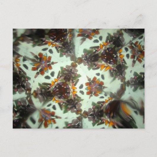 宝石で飾られた万華鏡27 ポストカード (正面)