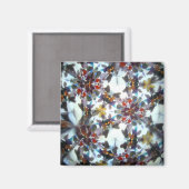 宝石で飾られた万華鏡40 マグネット (正面/裏面)