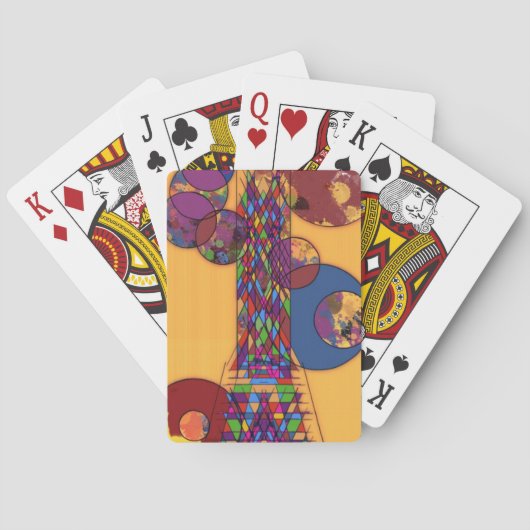 宝石で飾られた地平線 トランプ (裏面)