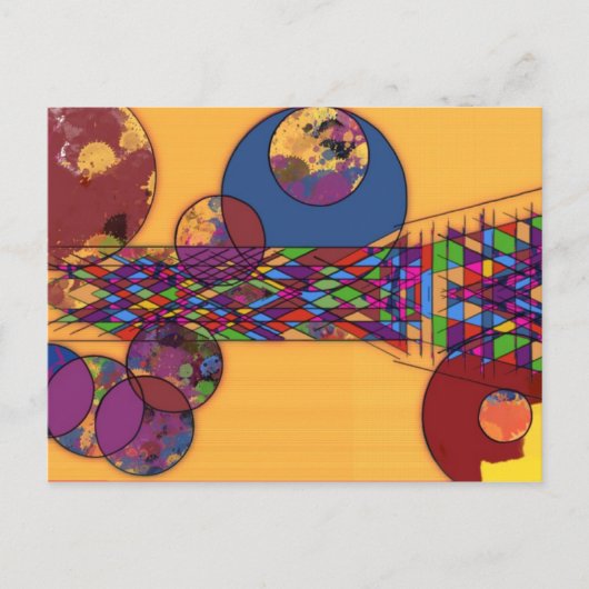 宝石で飾られた地平線 ポストカード (正面)