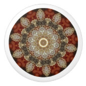 宝石で飾られた地球のキャビネットのノブ セラミックノブ (正面)