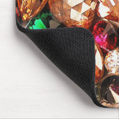 宝石で飾られた宝石の輝きの宝石色 マウスパッド (コーナー)