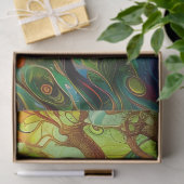 宝石で飾られた生命の木 薄葉紙 (ギフト)