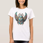 宝石で飾られた甲虫 Tシャツ (正面)