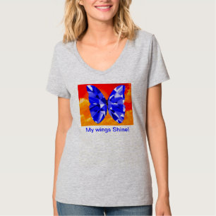 宝石で飾られた翼 Tシャツ