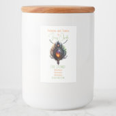 宝石で飾られた自分の火のオペルを作成 フードラベル (正面)