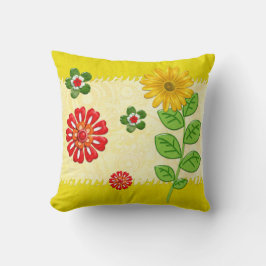 宝石で飾られた自然数 クッション