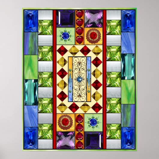 宝石で飾られた1ポスター ポスター (正面)