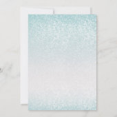 宝石で飾られた15番目の誕生日キンセアニラパーティー招待状 招待状 (裏面)