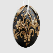 宝石で飾られた3d オーナメント (正面)