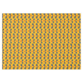 宝石で飾ら王室のれた象の青、赤、金ゴールド テーブルクロス (正面(横))