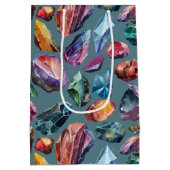 宝石とクリスタルジュエルトーン ミディアムペーパーバッグ (裏面)