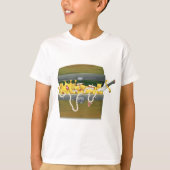 宝石と剣が入った海賊の宝箱 Tシャツ (正面)