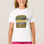 宝石と剣が入った海賊の宝箱 Tシャツ (正面)