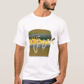 宝石と剣の入った海賊の宝箱 Tシャツ (正面)