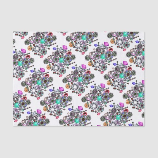 「宝石と宝石」 薄葉紙 (正面)