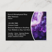 宝石と形而上学的ショップの名刺 名刺 (正面)