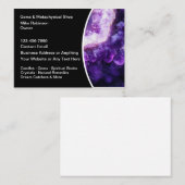 宝石と形而上学的ショップの名刺 名刺 (正面/裏面)